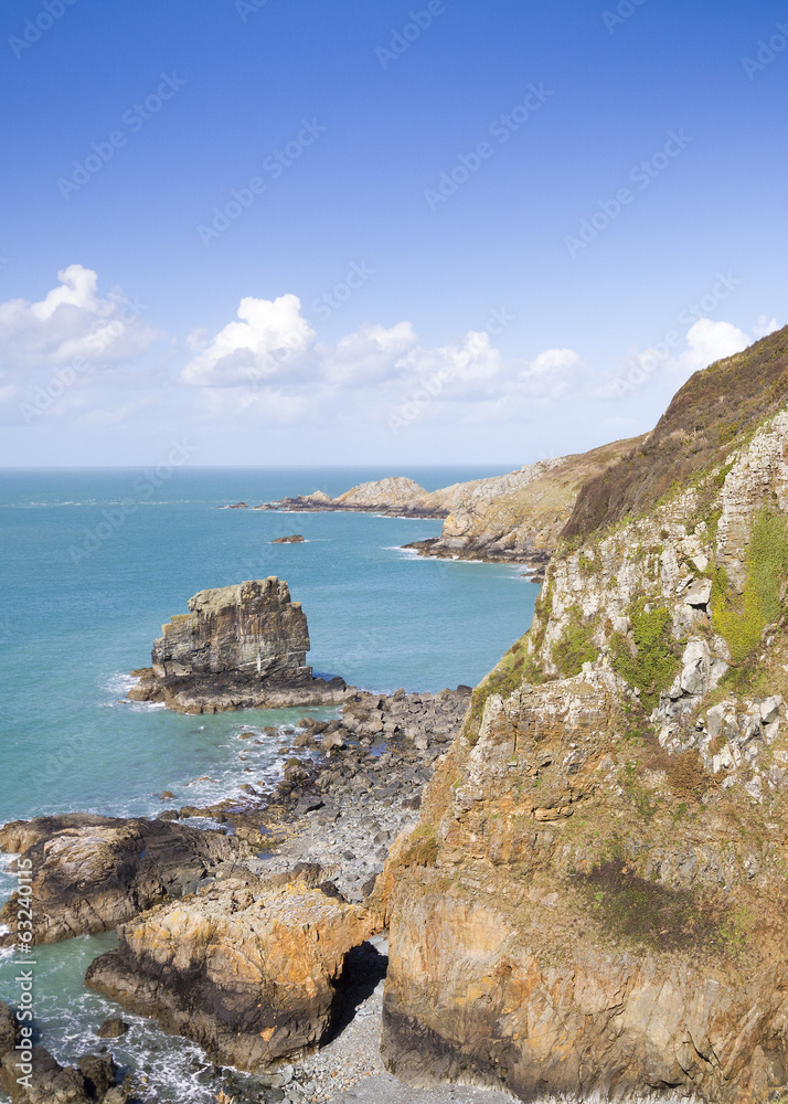Fototapeta premium Scena przybrzeżna na Sark