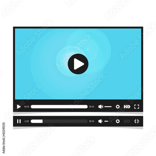 Media player interface. Video online.