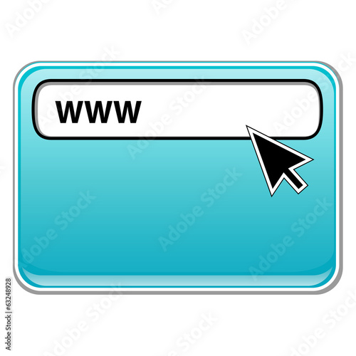 Vector illustration row input. Website. Link. Cursor mouse