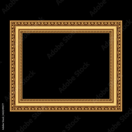 Antique golden frame