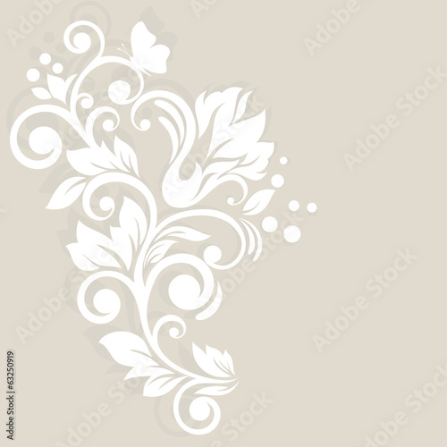 Floral background. Wedding card or invitation abstract