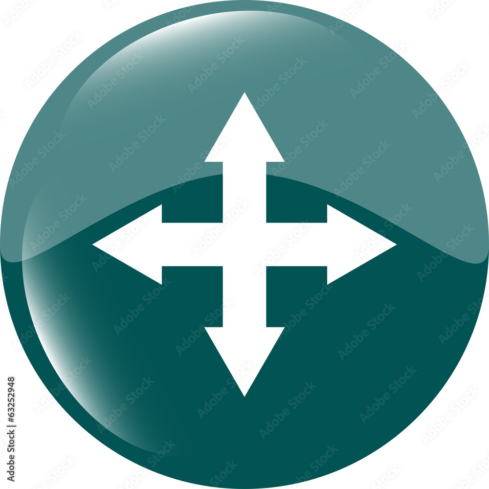 arrow set on web icon (button) arrow set on web icon (button)