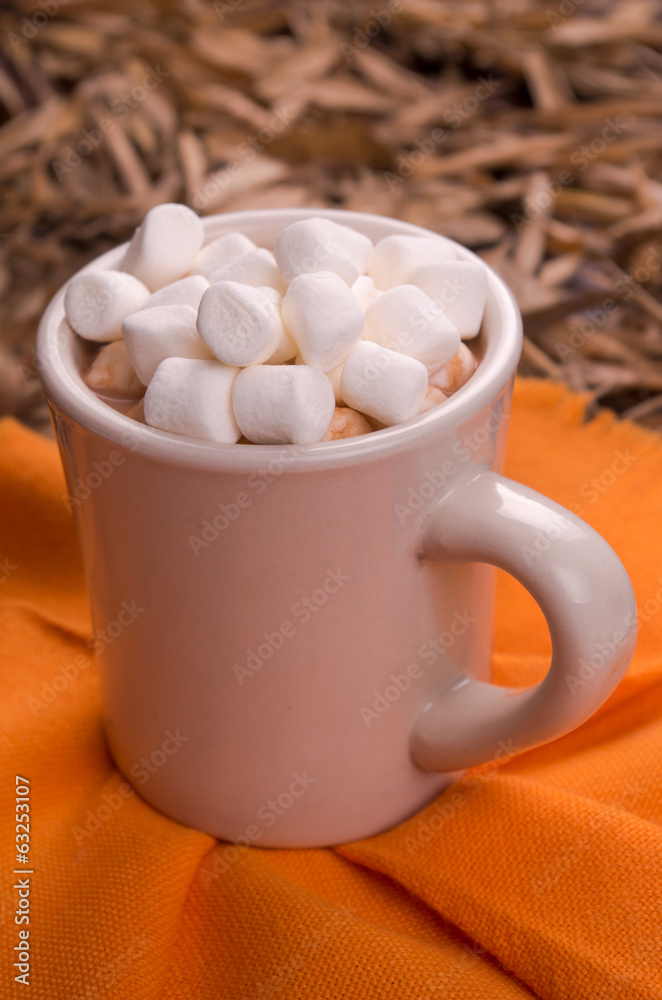marshmallows on top a cup of hot cocoa marshmallows on top a cup of hot cocoa