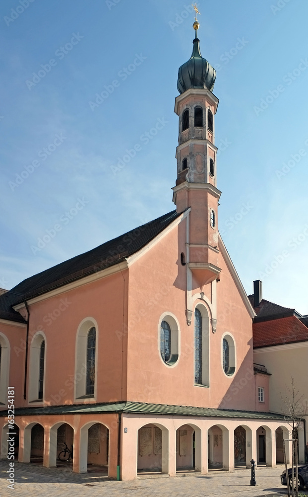 Obraz premium Spitalkirche Hl. Geist in Pfaffenhofen