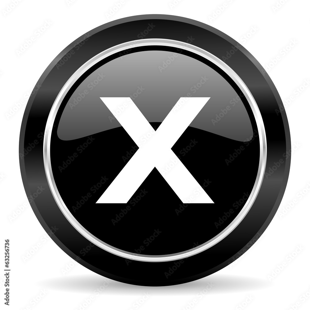 Obraz premium cancel icon