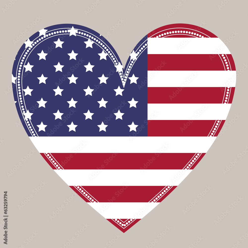 Obraz premium usa design