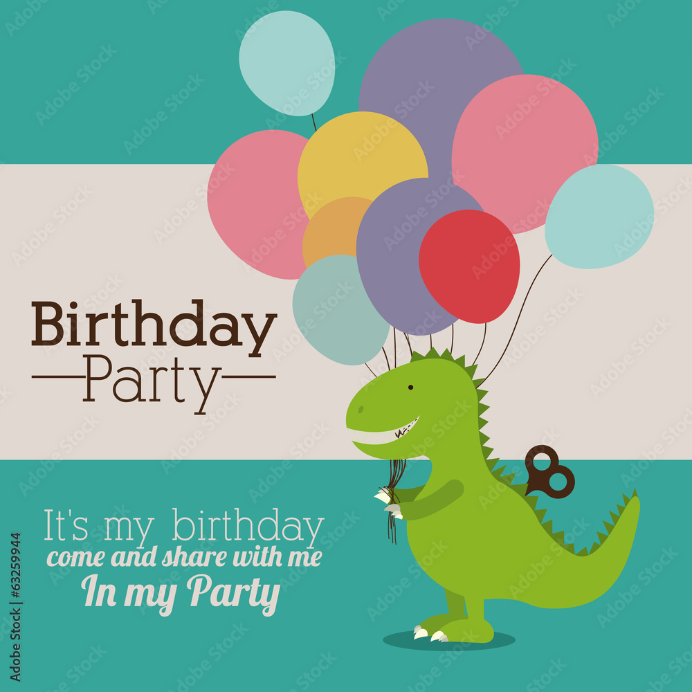 Obraz premium Birthday party