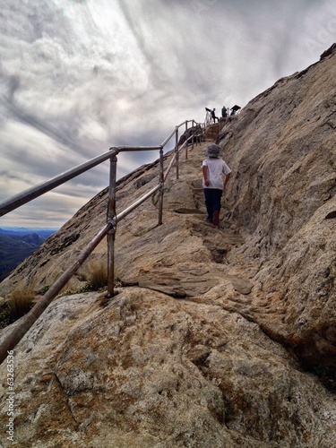 Reaching Mountain Summit, Cuyamaca State Park, San Diego, CA photo