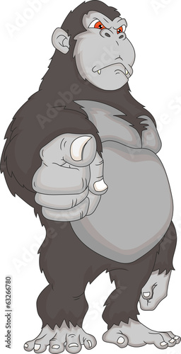 Gorilla cartoon