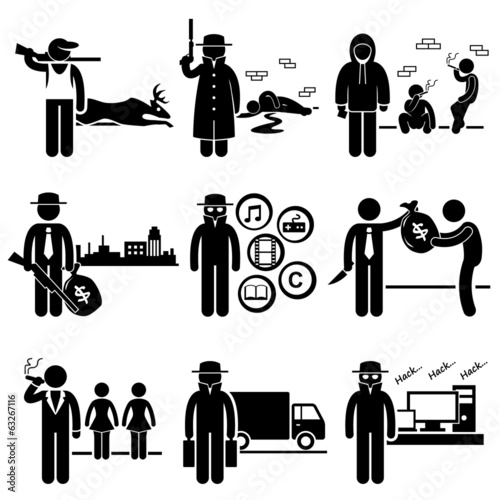 Illegal Activity Crime Jobs Occupations Careers