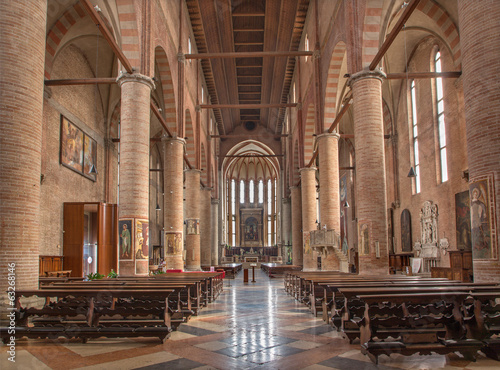 Treviso - Interior of saint Nicholas or San Nicolo church. photo