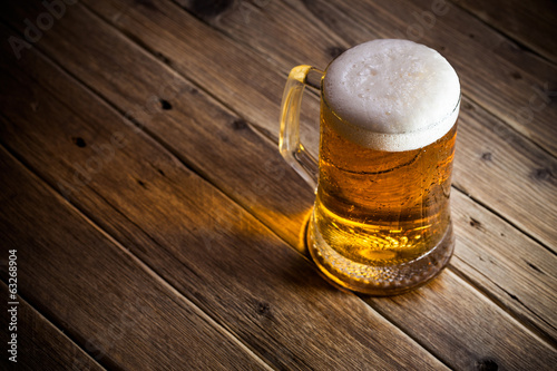 Tableau sur toile Mug of beer