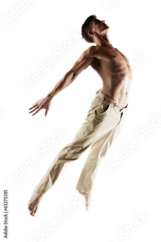 Caucasian male dancer