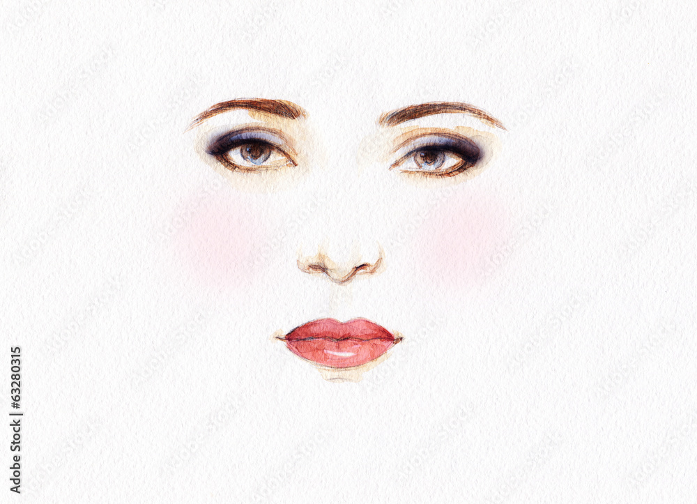 Fototapeta premium woman face