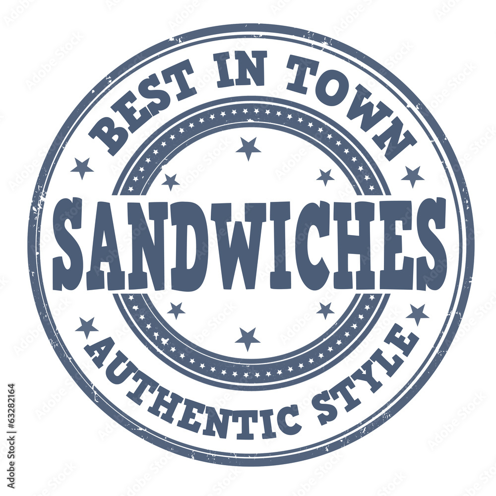 Sandwiches stamp