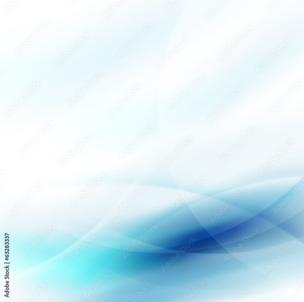 Abstract flow blue and space for your text, vector illustration