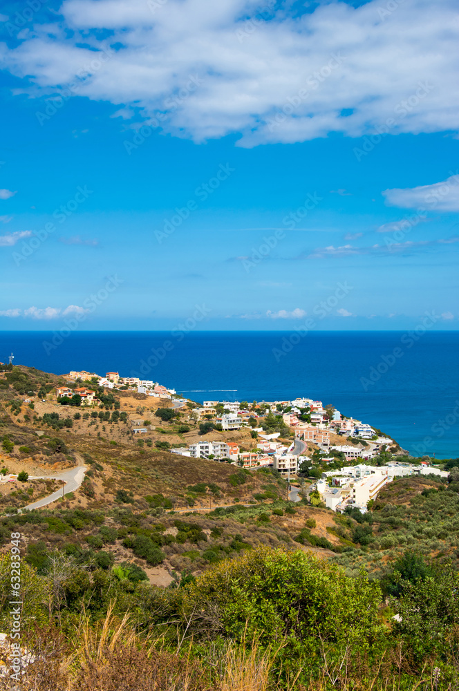 Town on the Aegean coast.