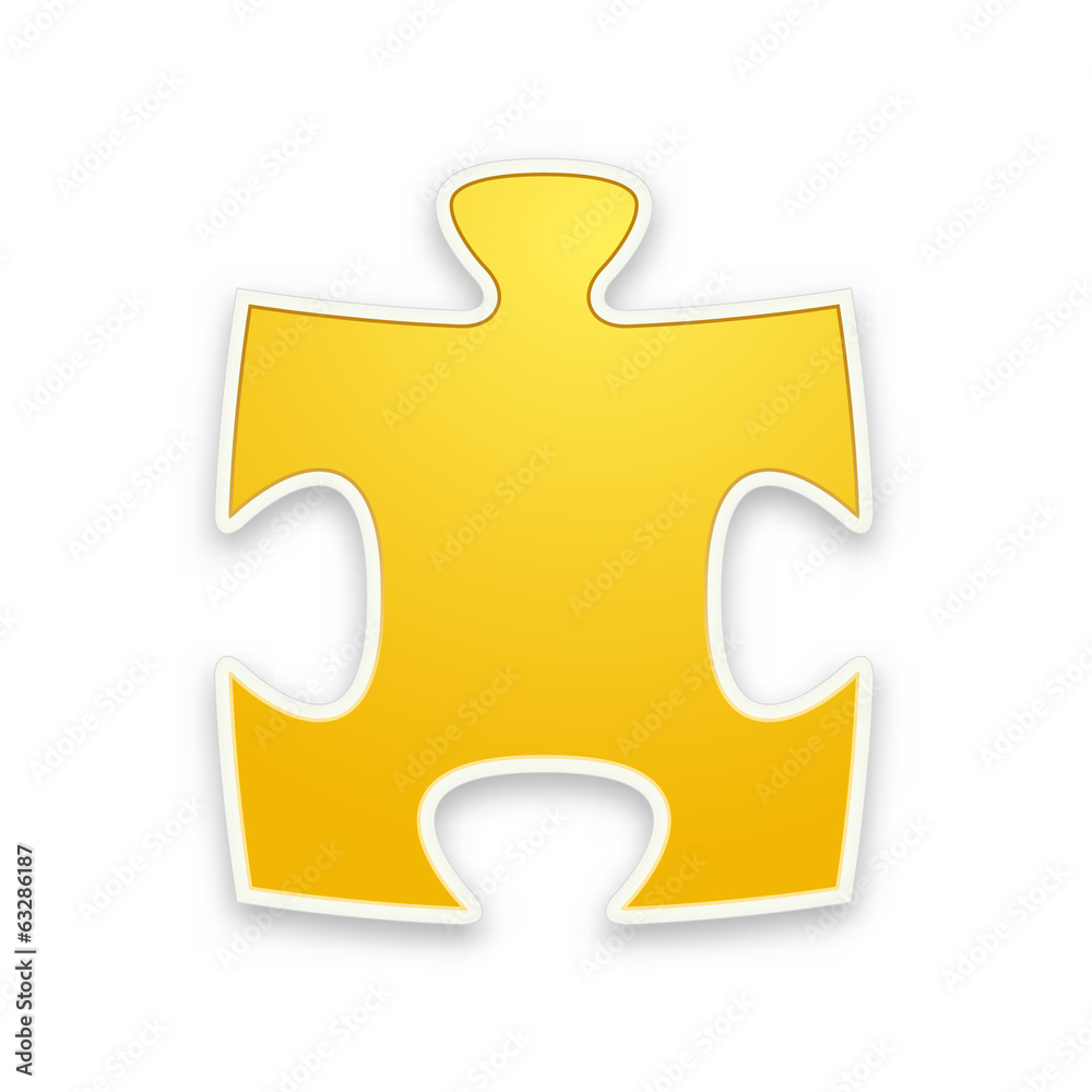 Obraz premium the puzzle graphic element