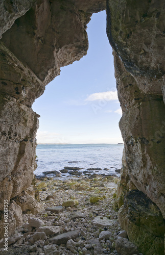 Lookout from beach cave