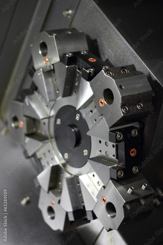 Fototapeta premium Spindle modern machine tool.