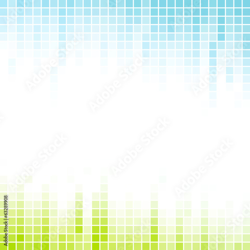 Abstract pixel mosaic gradient background