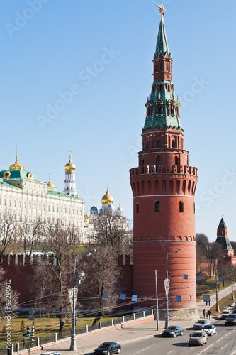 Fototapeta Naklejka Na Ścianę i Meble -  Vodovzvodnaya Tower of Moscow Kremlin