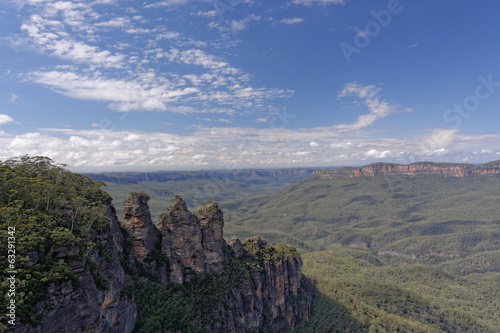 Three Sisters in Blue Mountains, Australia photo