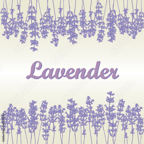 Lavender product labels