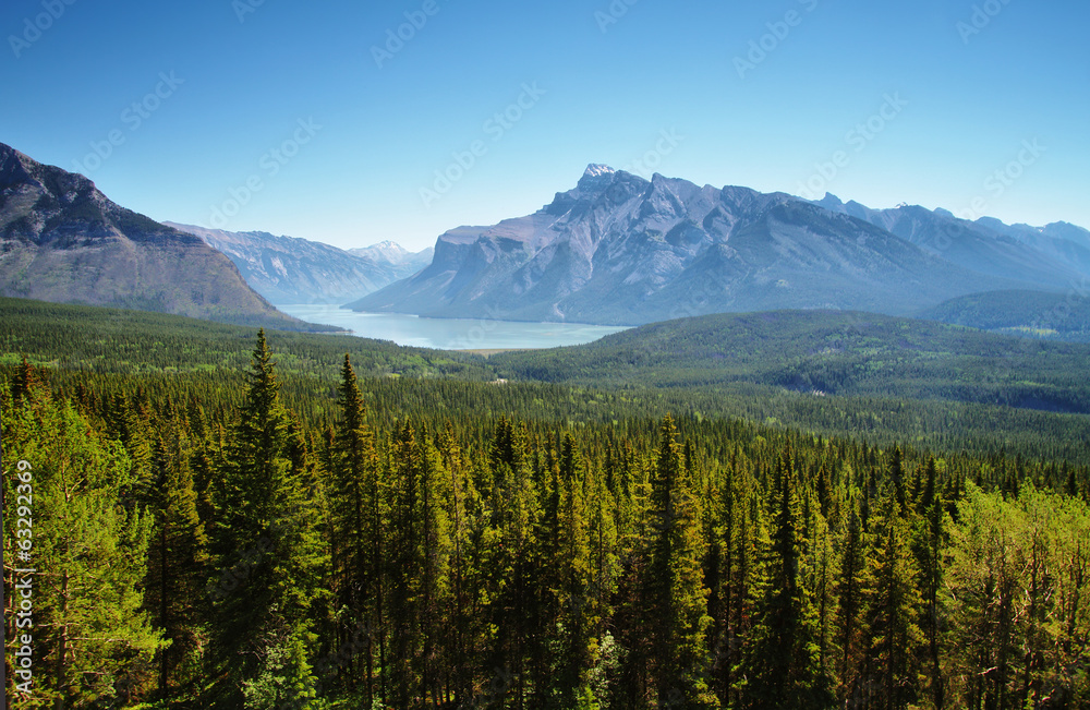Lake Minnewanka, Banff national park Lake Minnewanka, Banff national park