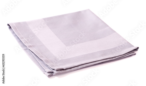 Gray cotton napkin