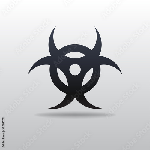 Vector icon of Bio hazard