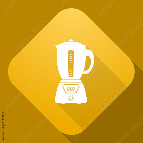Vector icon of Blender with a long shadow