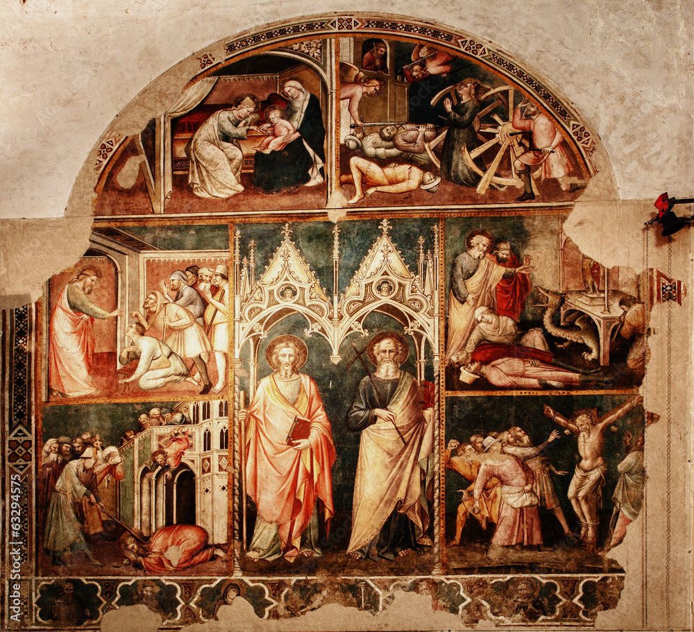 affreschi chiesa di san domenico arezzo