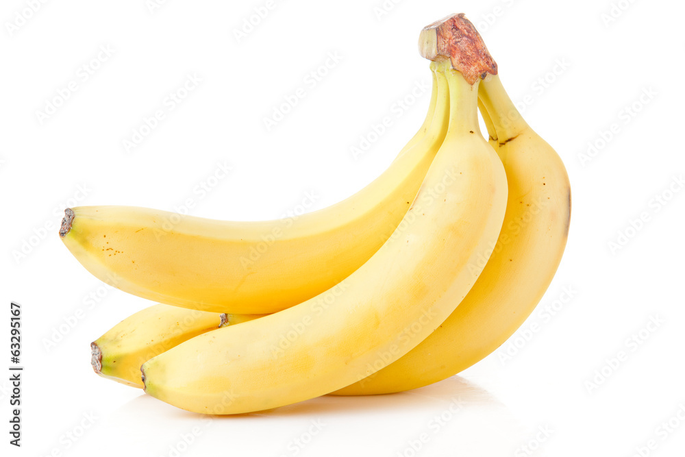 bananas isolated on white background bananas isolated on white background
