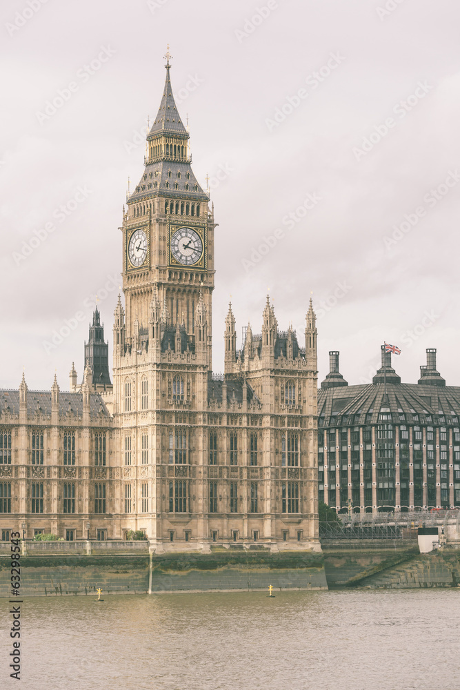 Fototapeta premium Big Ben and House of Parliament in London