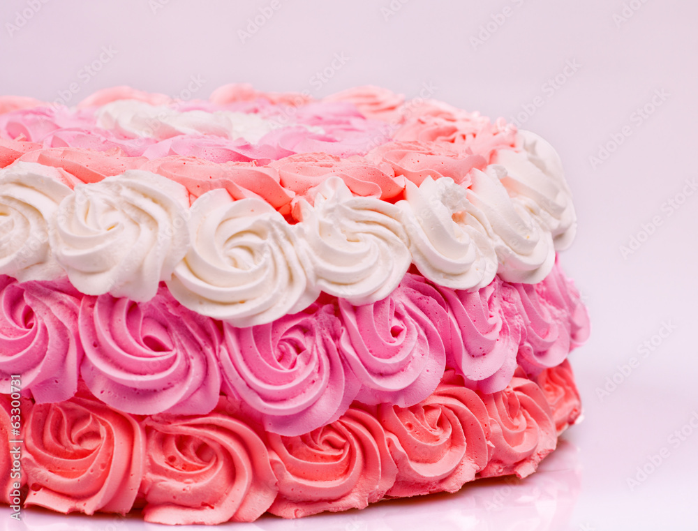 Festive cream cake Festive cream cake