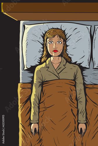Girl can't sleep