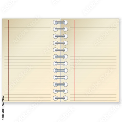 Open notebook