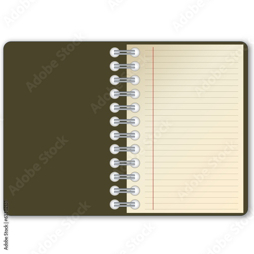 Open notebook