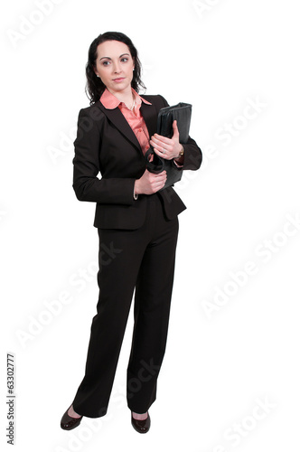 Business Woman with briefcase
