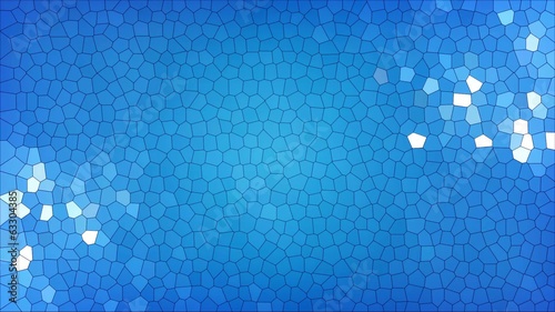 Blue stained glass background