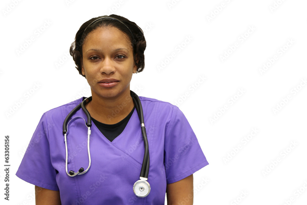 Nurse Portrait with Copy Space