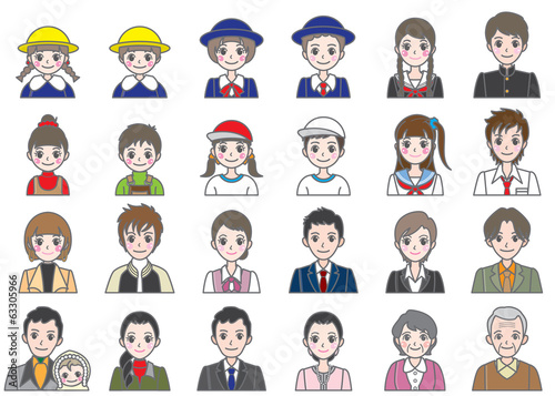 Wallpaper Mural いろいろな人々 / 顔 Torontodigital.ca