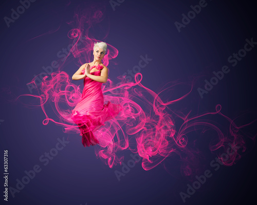Carefree woman