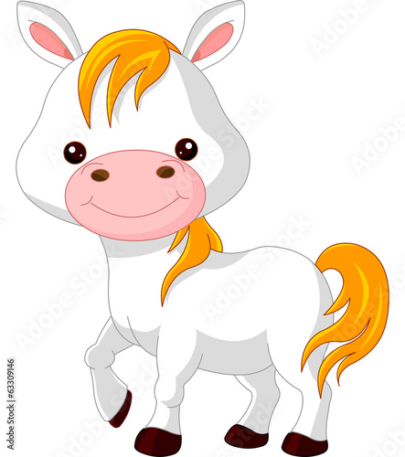 Farm animals. Horse