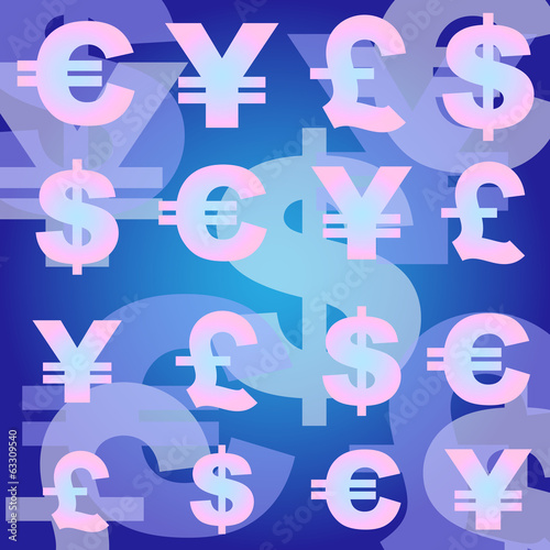 background business monetary symbols
