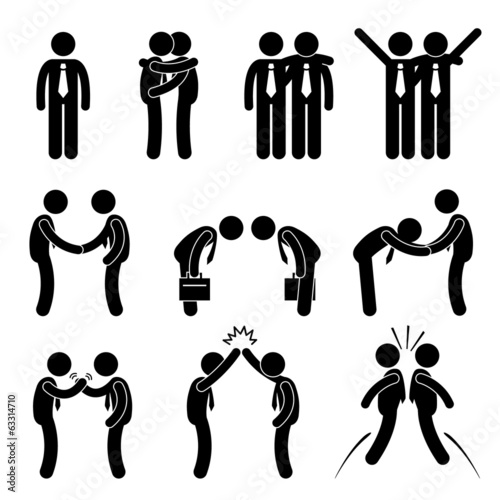 Business Manner Greetings Gesture
