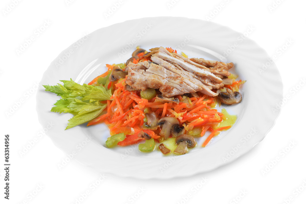 salad of grilled vegetables salad of grilled vegetables