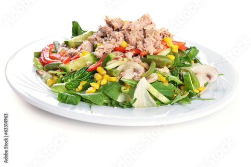 fresh chopped tuna salad