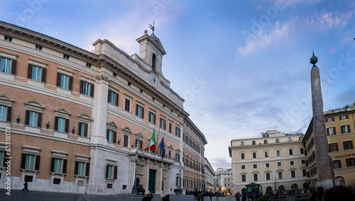 The Italian parliament in Rome